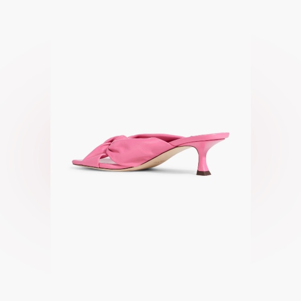 Jimmy Choo Avenue 50 Twisted Leather Mules - Picture 3 of 10